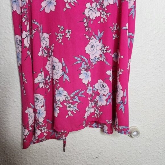 Torrid Sophie Pink Lace Up Cami Georgette Tank Top Women's Plus Size 1X - Picture 7 of 7